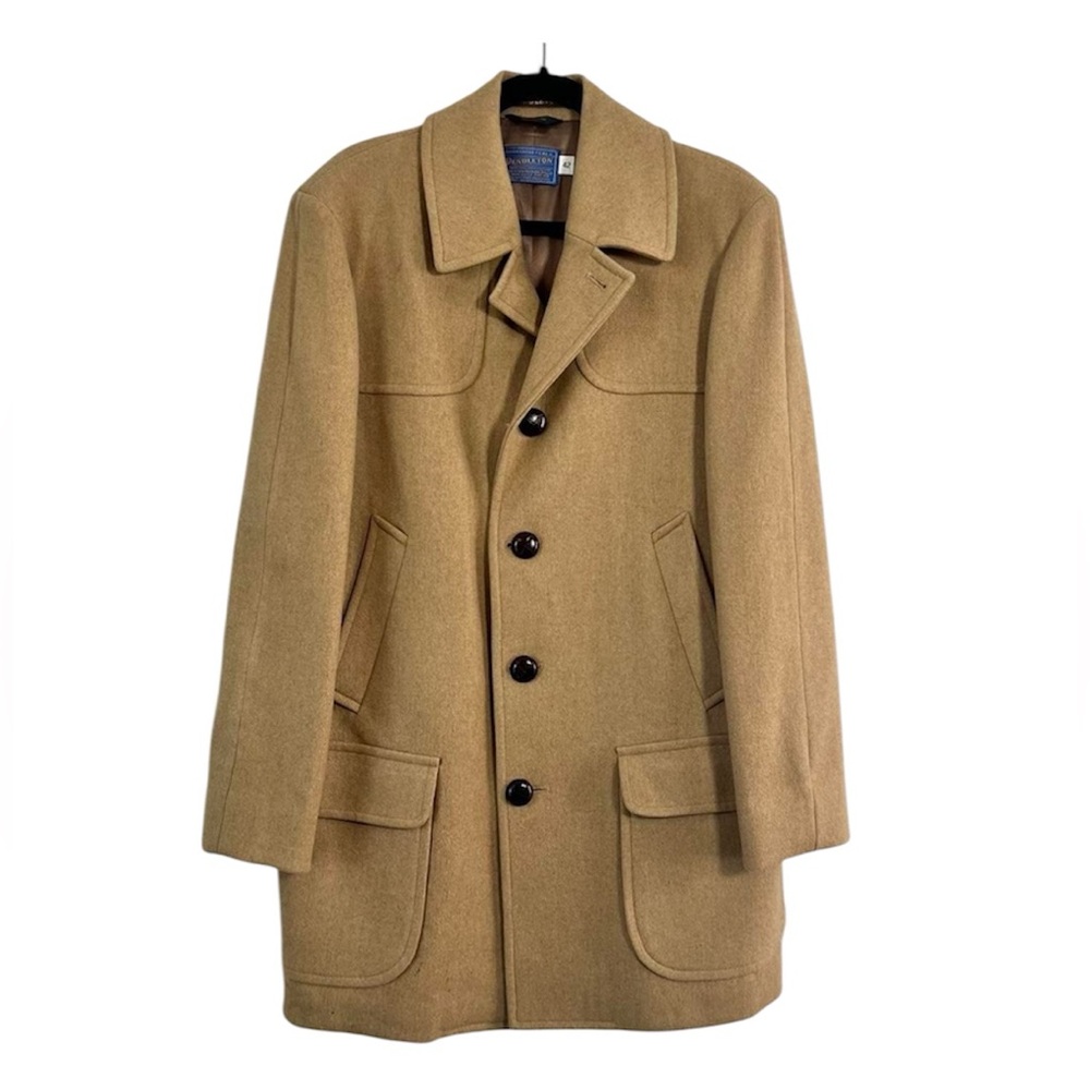 Pendleton Men's  Wool Trench Coat Size 42